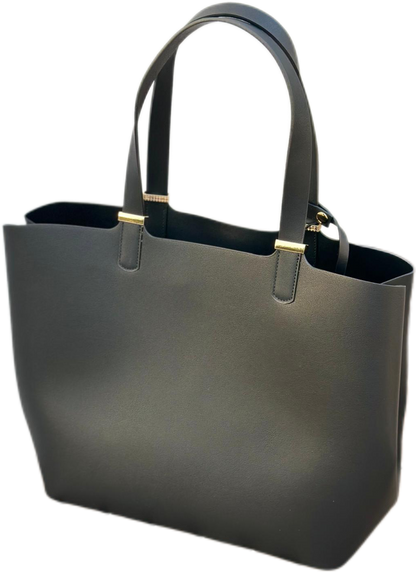 Black shopper bag